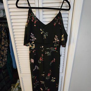 Floral Forever 21 Formal Jumpsuit